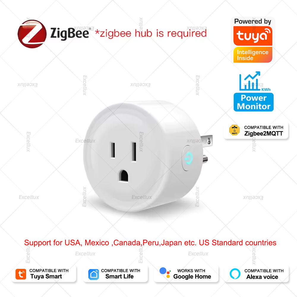 Smart Home Japan - Tuya 16A Smart Plug Zigbee Socket
