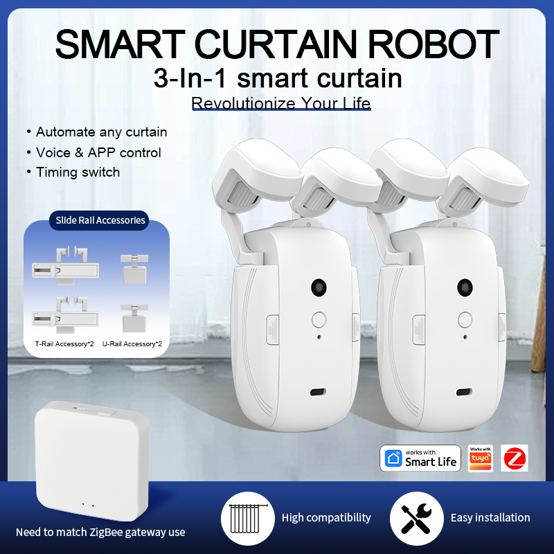 Curtain Motor - ZigBee 3 in1 smart electric curtain