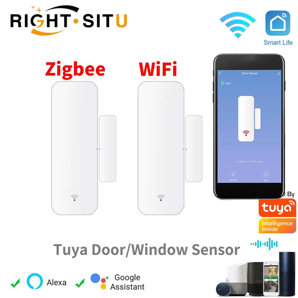 Smart Home Yale - Tuya WiFi Zigbee Door Window Sensor