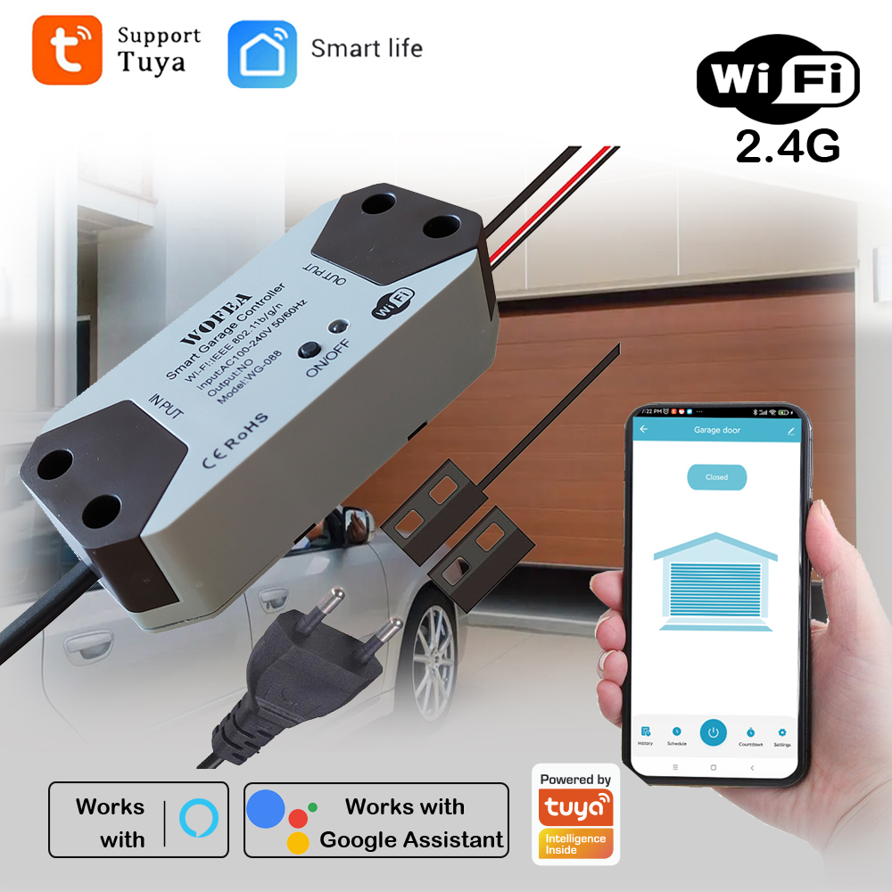 Smart Home Living - Smart Garage Door Opener Controller, EU