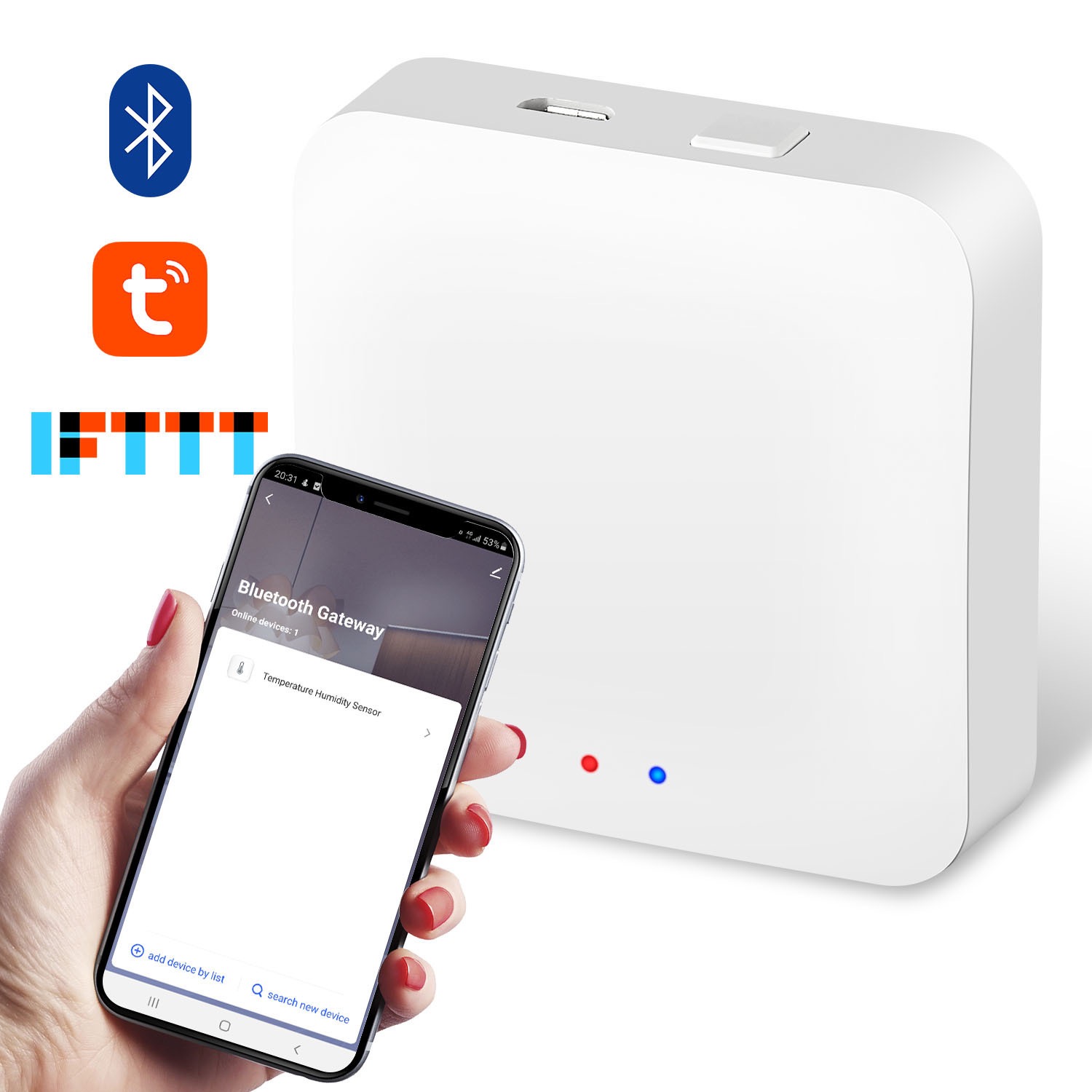Smart Home Hub Matter - Tuya ZigBee Multi-mode Gateway Hub Smart
