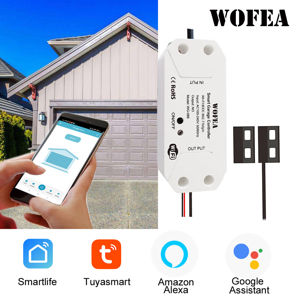 Smart Home Hub Matter - Wofea Tuya Smart WIFI 2.4G Garage