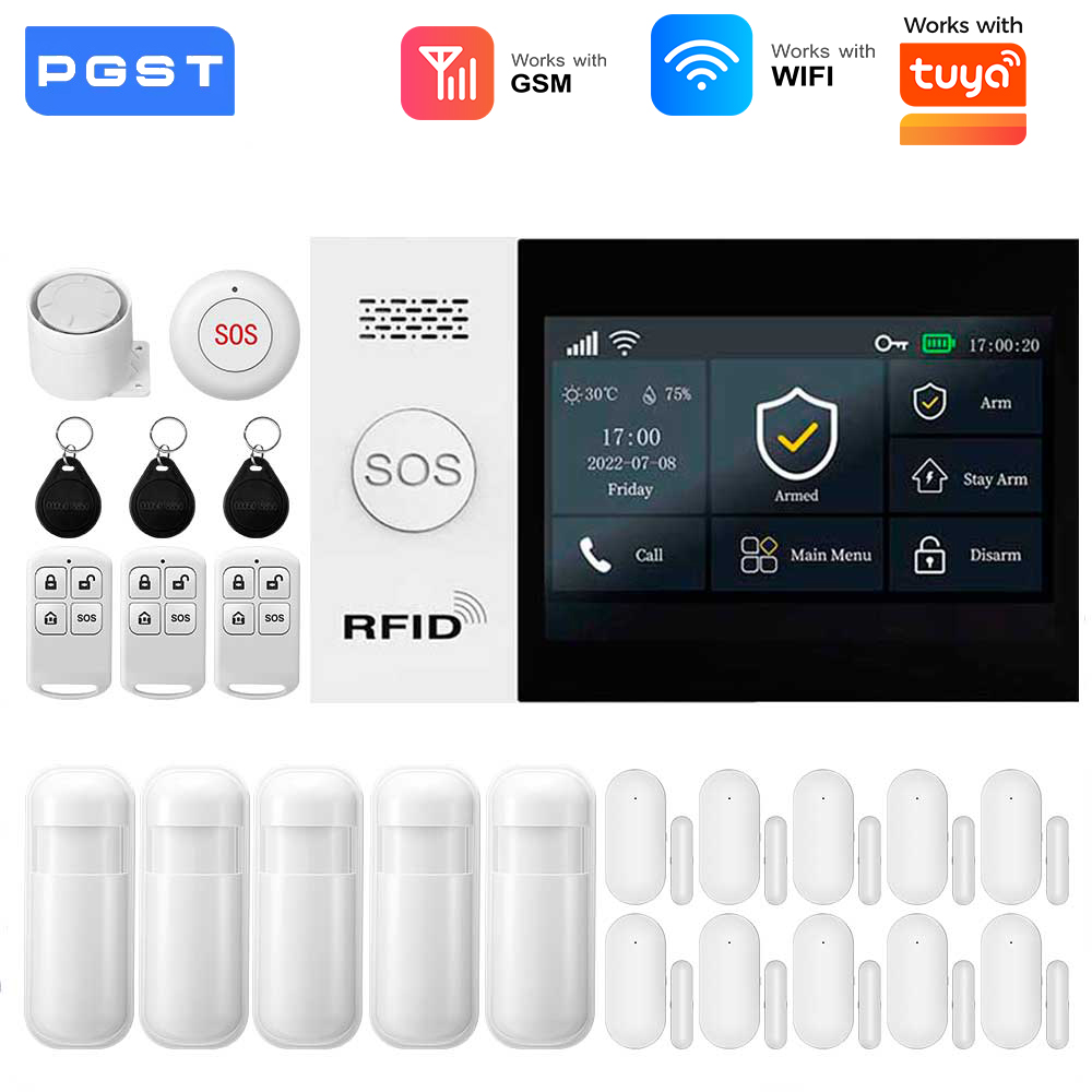 2.4G WIFI Smart GSM Alarm Syst - Smart Home Wiser ulasan dan harga