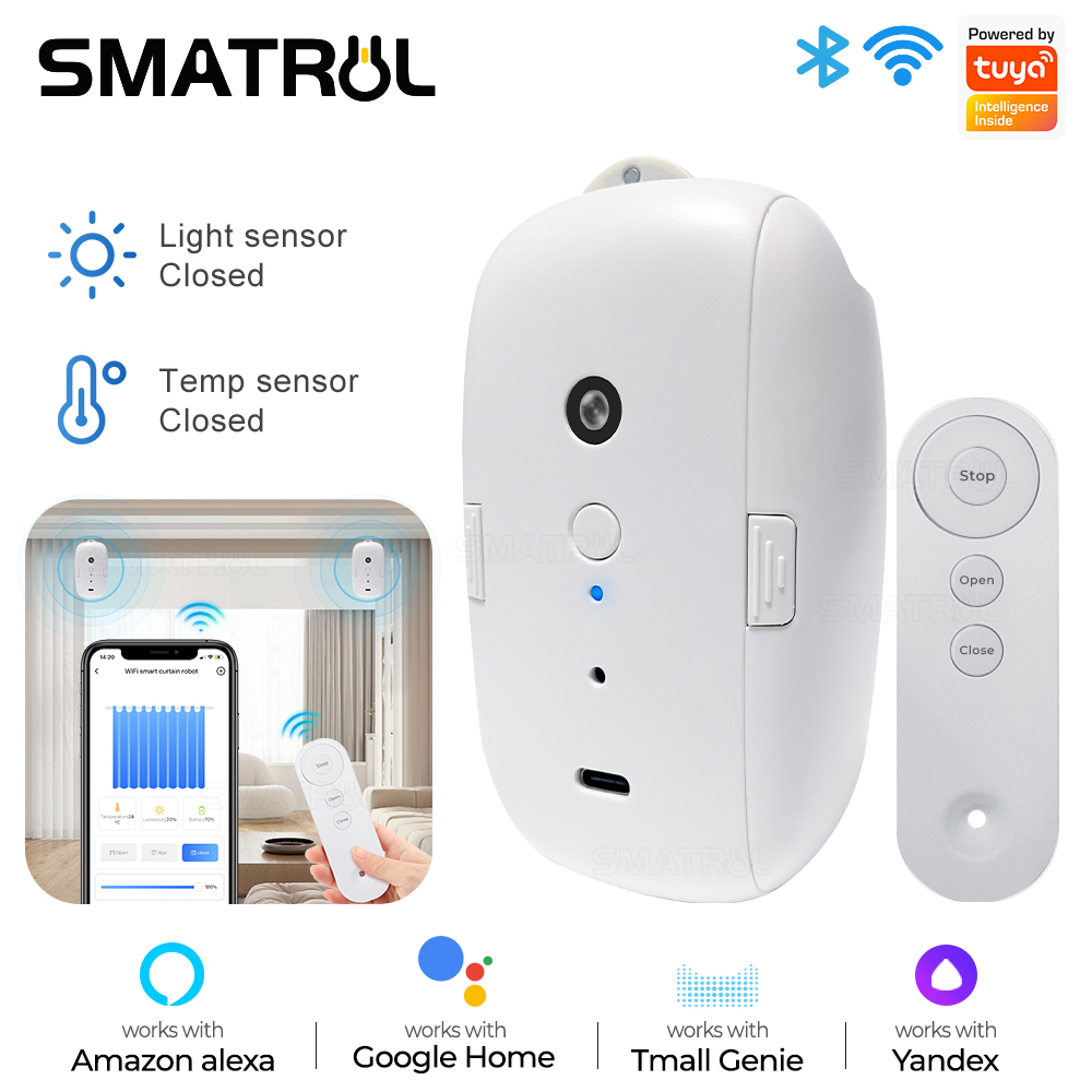 Tuya Smart Curtain Motor Bt Vo - Curtain Motor ulasan dan harga