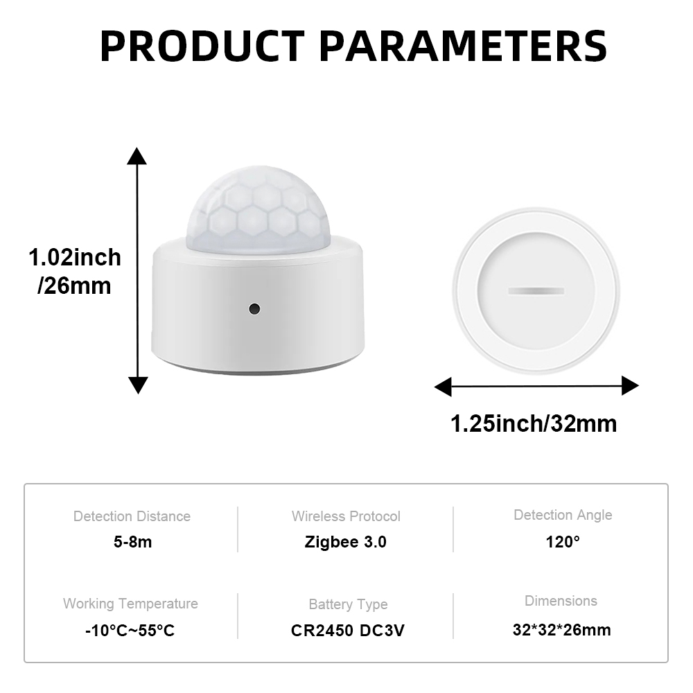 Tuya ZigBee Light Sensor Lumin - Smart Home Yale ulasan dan harga