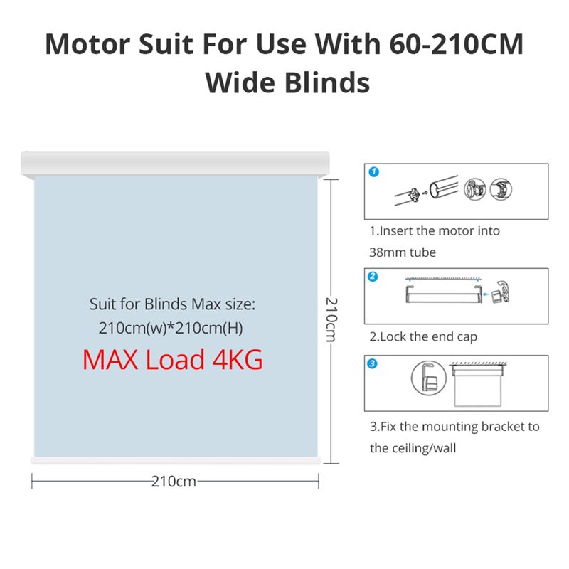 Tuya Wifi Smart Roller Shade B - Smart Home Youtube ulasan dan harga