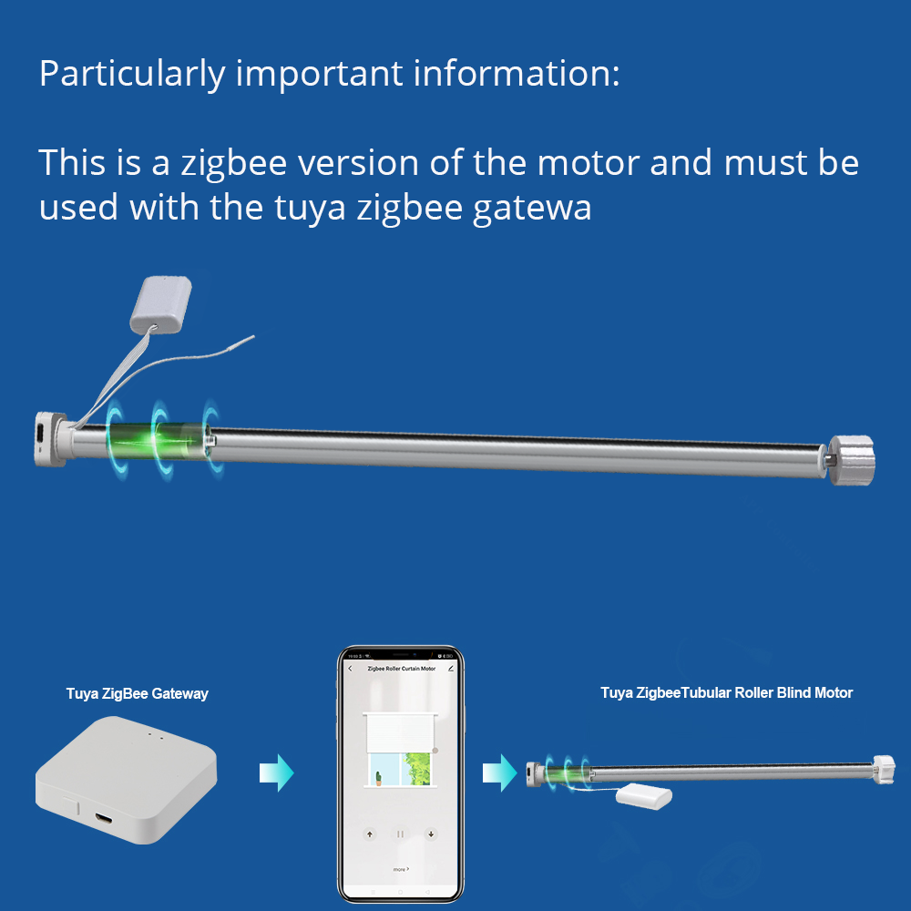 Tuya Zigbee Battery Shutter Ro - Smart Home Youtube ulasan dan harga