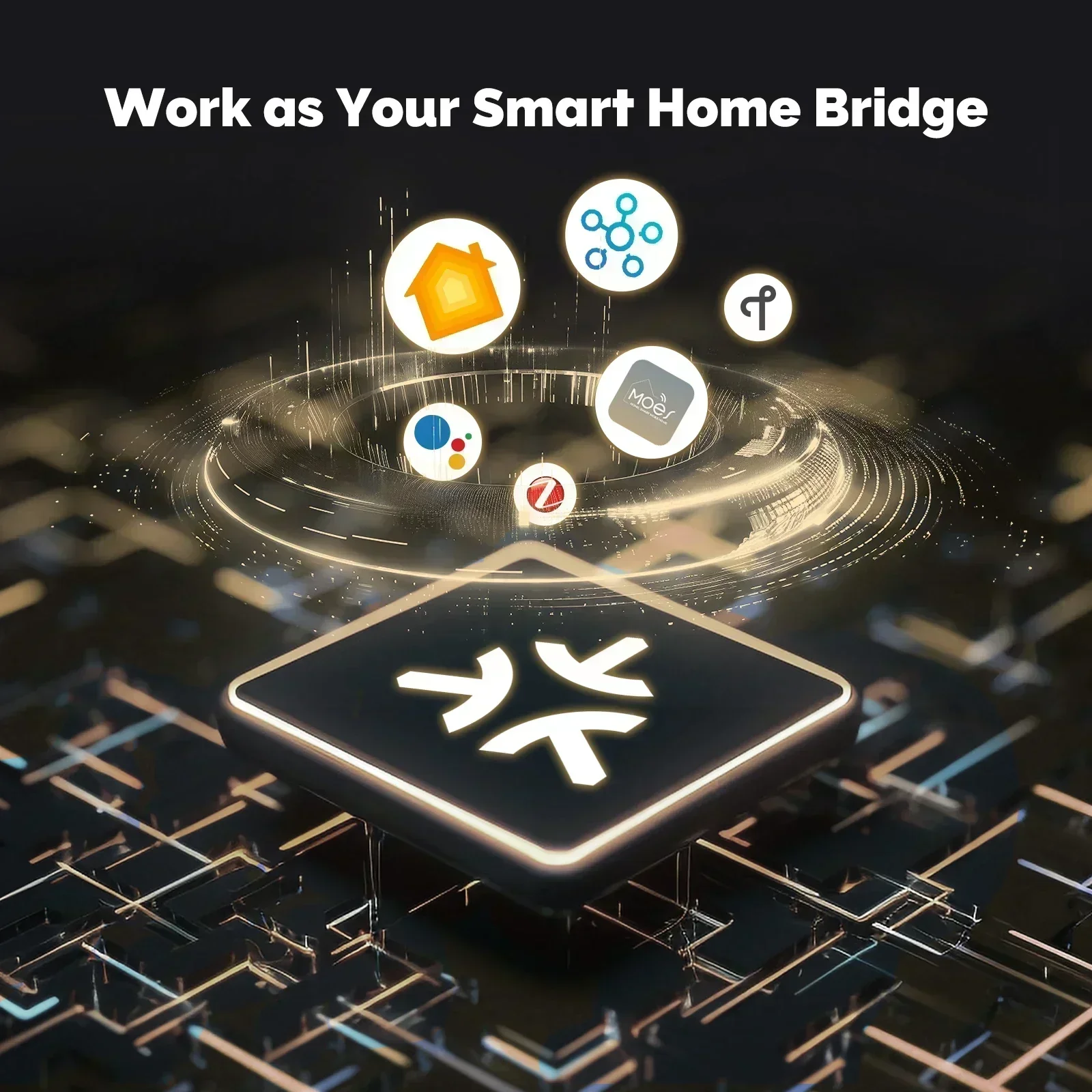 MOES Tuya Zigbee Matter Thread - Smart Home Hub Matter ulasan dan harga