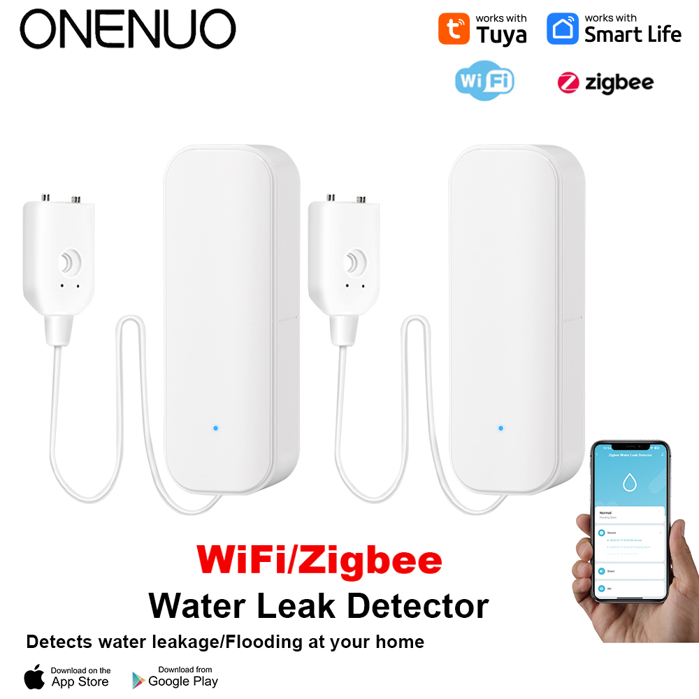 WiFi/Zigbee Water Sensor Tuya  - Smart Home Green ulasan dan harga