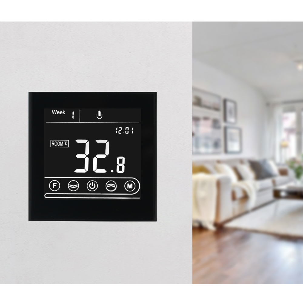 WiFi Thermostat Temperature Co - Smart Home Green ulasan dan harga