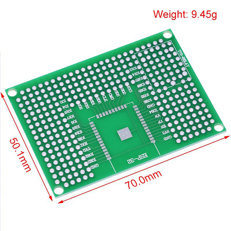 2~100Pcs 5X7 Double Sided Tin  - Smart Home Esp8266 ulasan dan harga