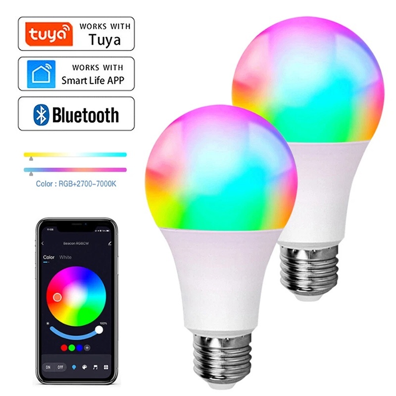 Tuya Bluetooth LED Bulb Dimmab - Alexa Compatible Bulb ulasan dan harga