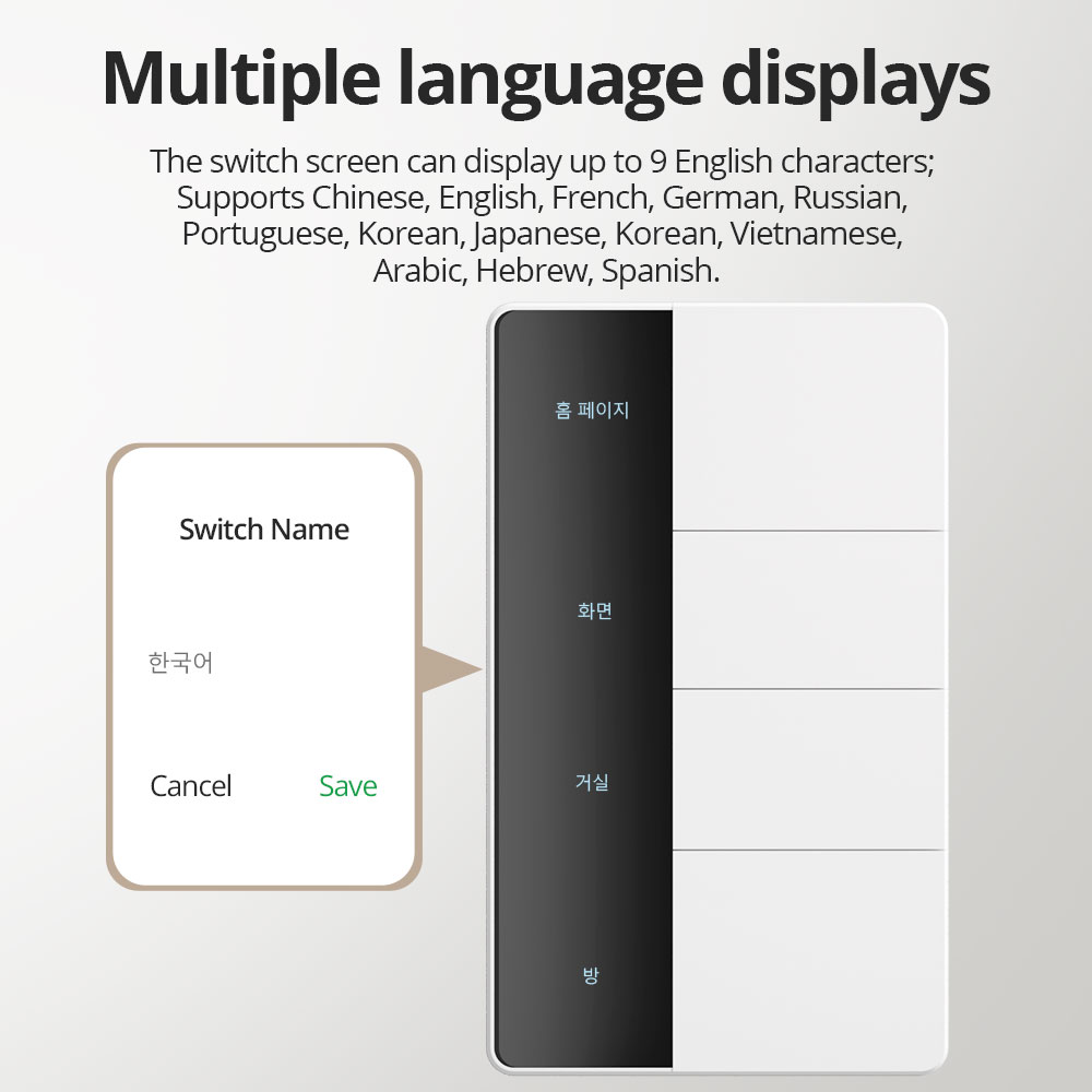 1234 Gang US Type Zigbee Push  - Smart Home Hub Matter ulasan dan harga