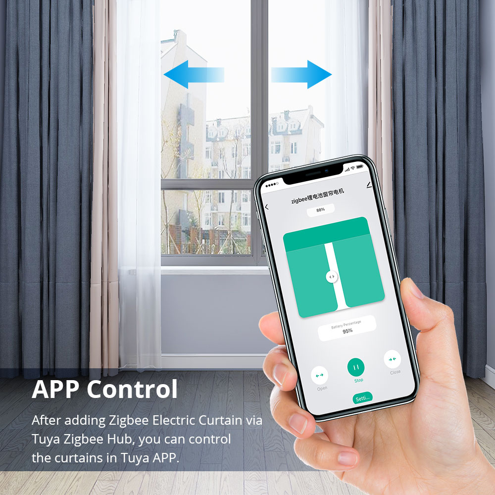 Zemismart Tuya Zigbee Recharge - Curtain Motor ulasan dan harga