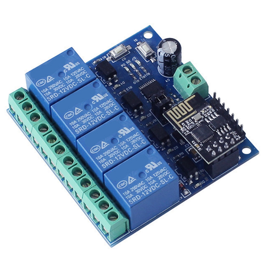 AS60-DC 12V ESP8266 ESP-01 4-C - Smart Home Esp8266 ulasan dan harga