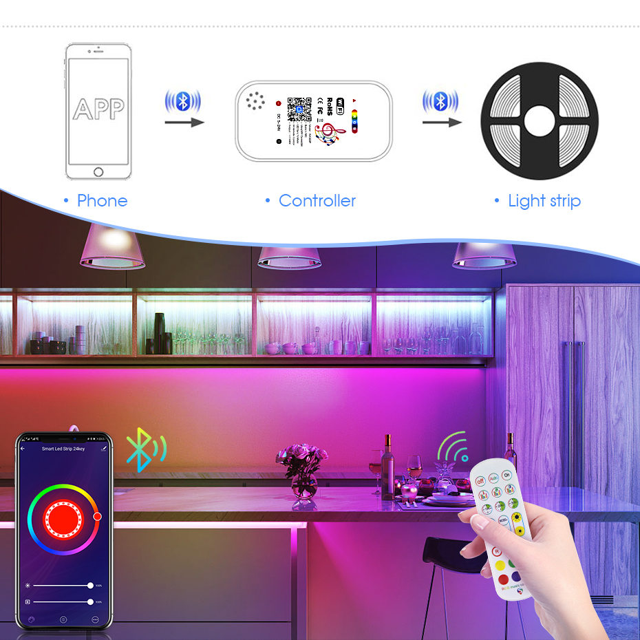 Tuya WiFi Smart LED Controller - Alexa Compatible Bulb ulasan dan harga