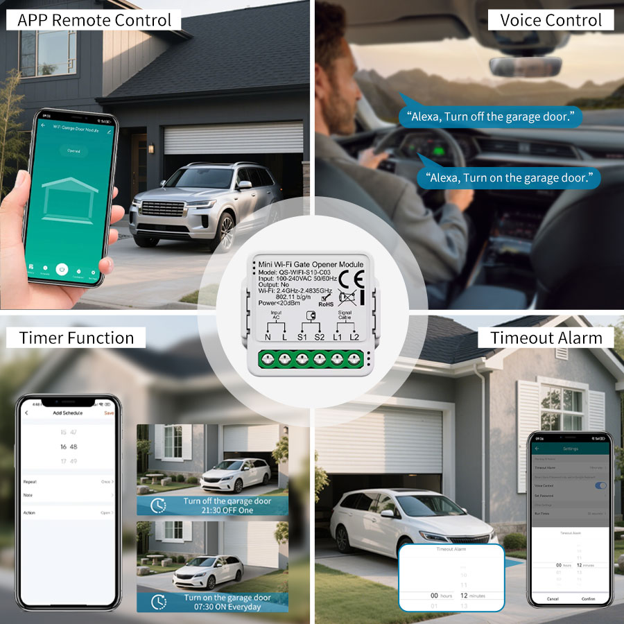 Tuya Smart WiFi or Zigbee Gara - Smart Home Yale ulasan dan harga