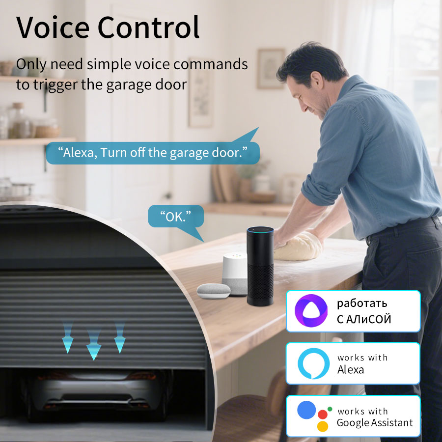 Tuya Smart WiFi or Zigbee Gara - Smart Home Yale ulasan dan harga