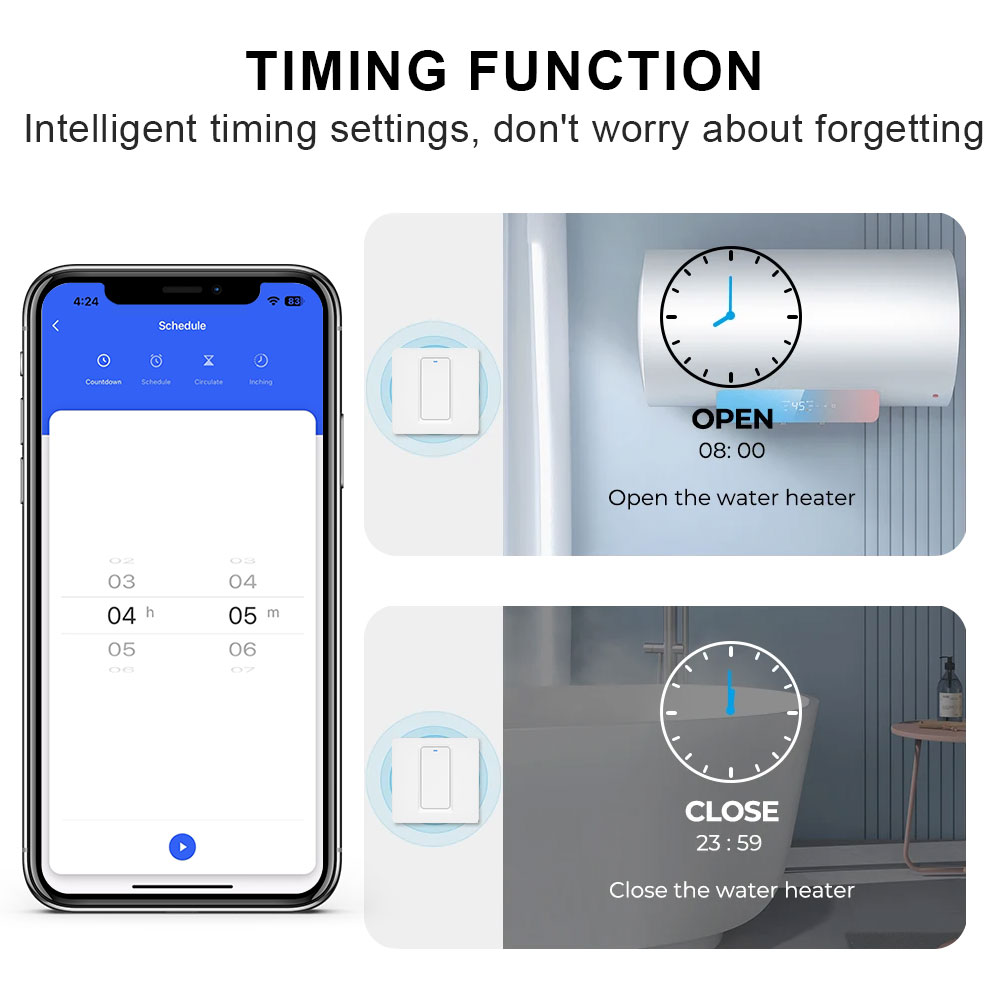 Smart Water Heater Switch/WiFi - Smart Home Yale ulasan dan harga