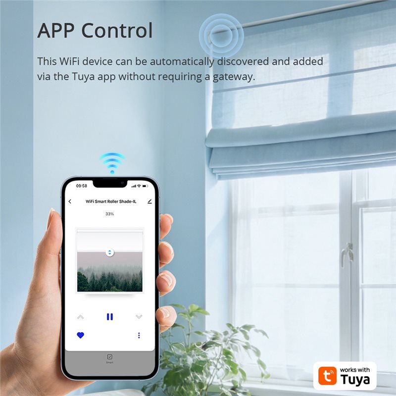 [NEWA08R】 Tuya Wifi Smart Roll - Smart Home Youtube ulasan dan harga
