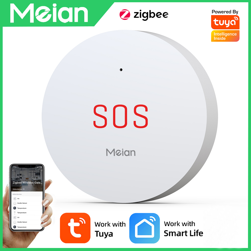 Meian Zigbee Tuya SOS Emergenc - Smart Home Living ulasan dan harga