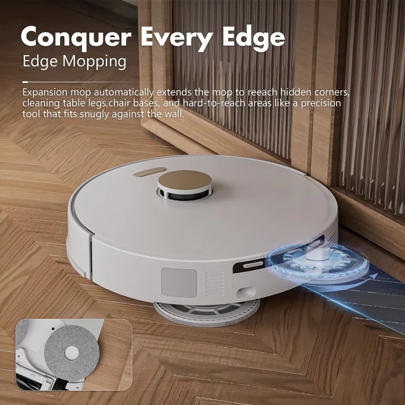 Robotic Vacuum Cleaner, Wet Dr - Smart Home Remote ulasan dan harga