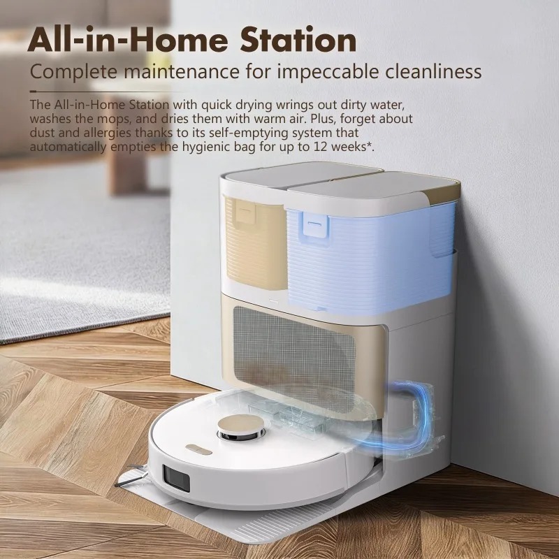 Robotic Vacuum Cleaner, Wet Dr - Smart Home Remote ulasan dan harga