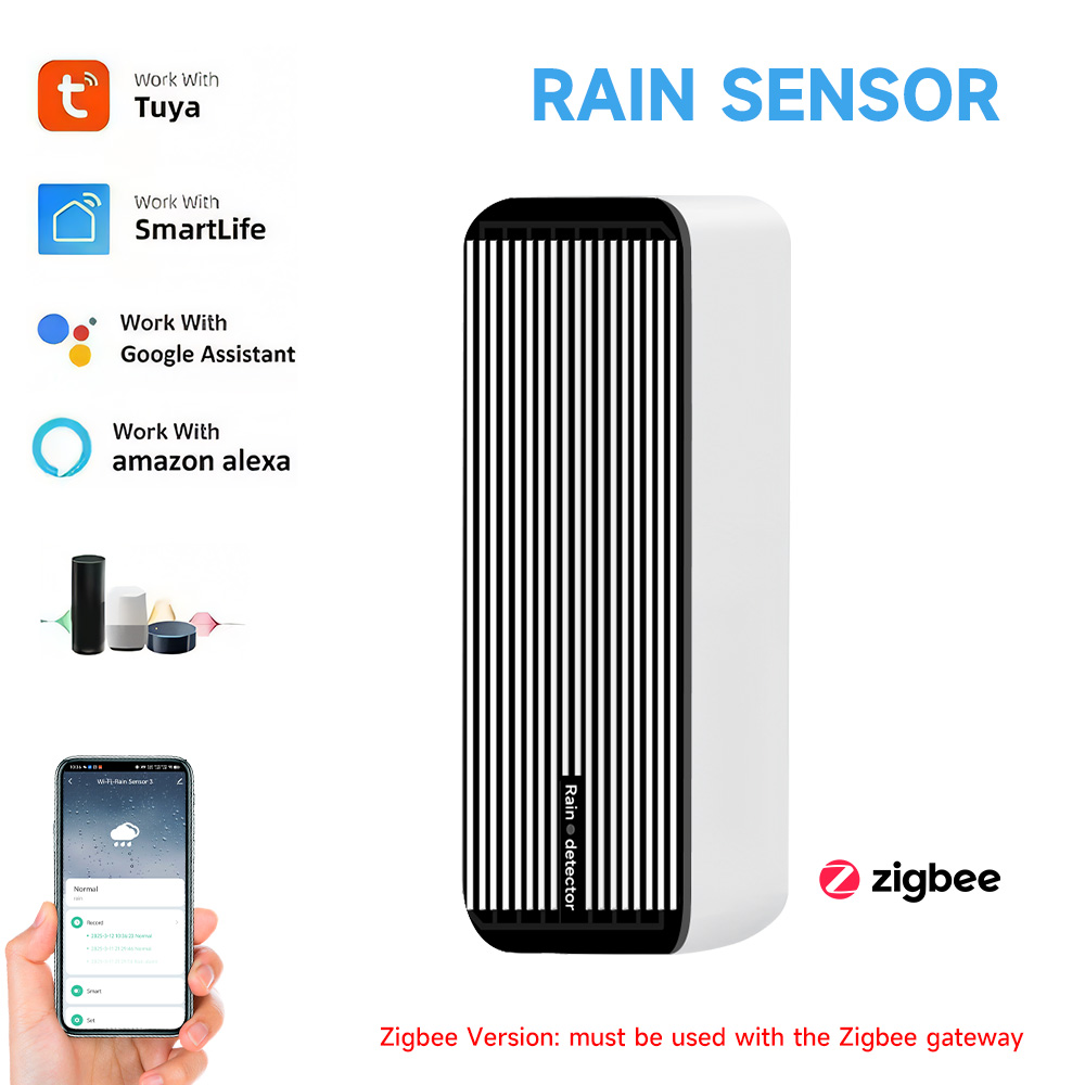 Tuya ZigBee Rain Sensor Tuya R - Smart Home Notifications ulasan dan harga