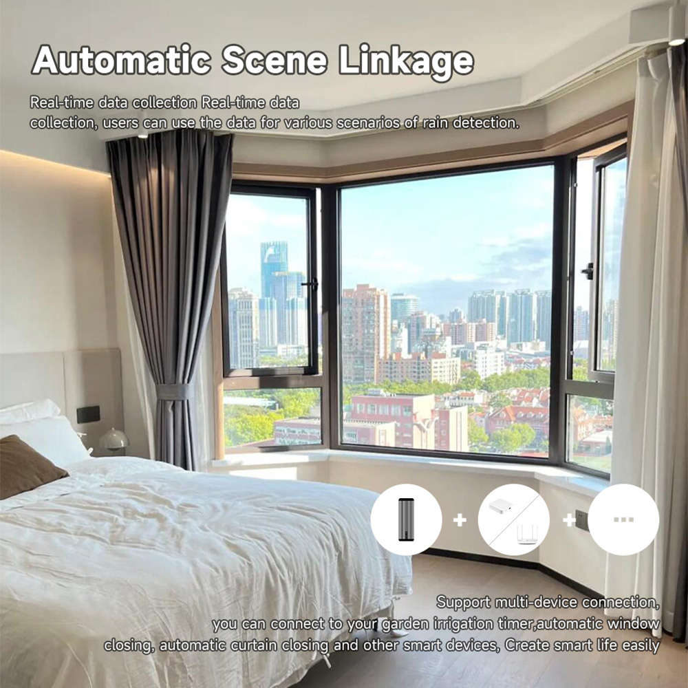 Tuya ZigBee Rain Sensor Tuya R - Smart Home Notifications ulasan dan harga