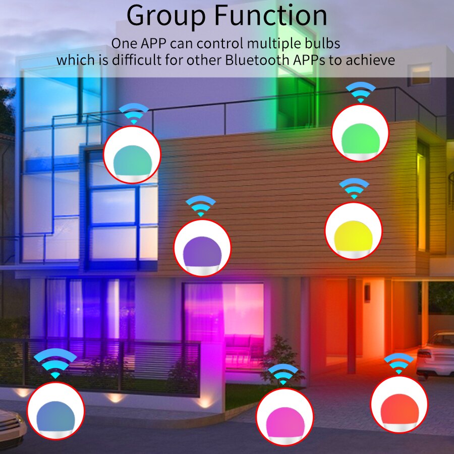 E27 WiFi Smart LED Bulb RGBCW  - Alexa Compatible Bulb ulasan dan harga