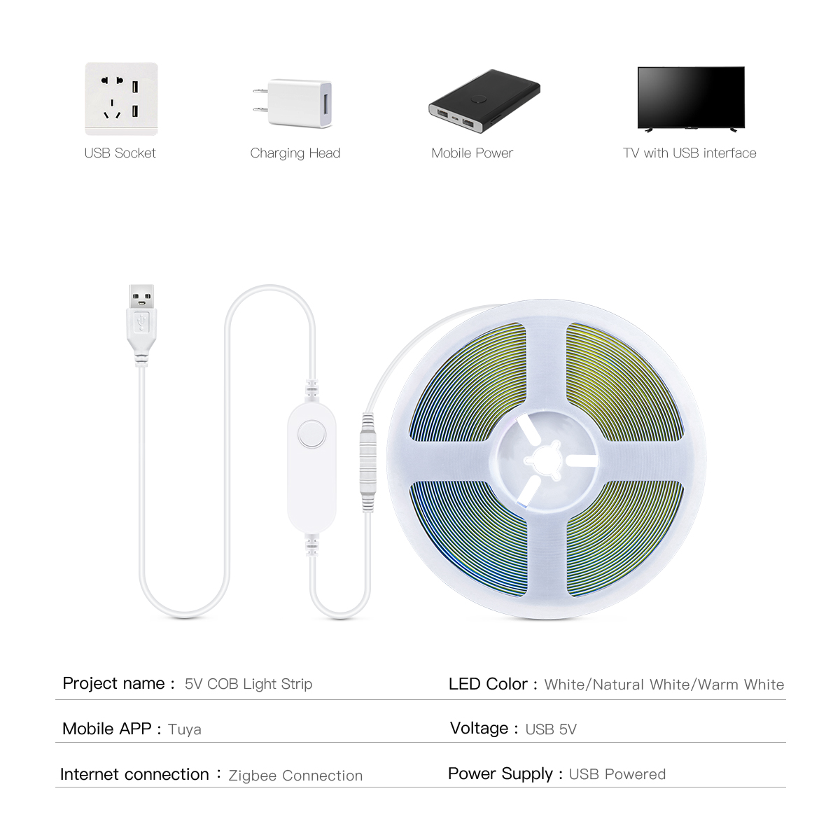Smart Switch ZigBee COB LED Li - Alexa Compatible Bulb ulasan dan harga