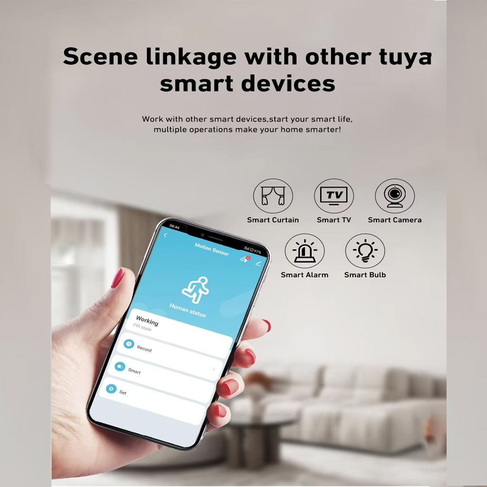 Smart PIR Motion Sensor WiFi Z - Smart Home Yale ulasan dan harga