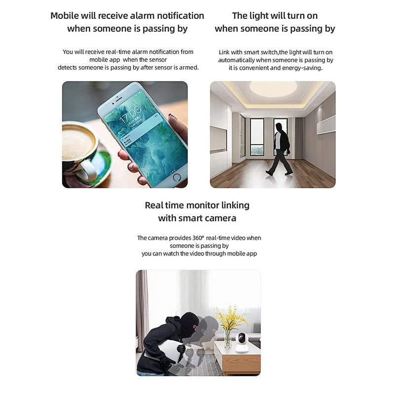 Smart PIR Motion Sensor WiFi Z - Smart Home Yale ulasan dan harga