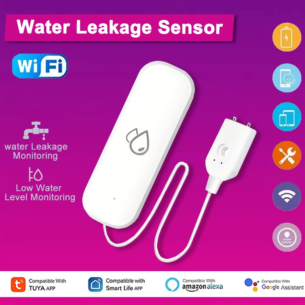 Tuya WiFi Water Leakage Alarm  - Smart Home Green ulasan dan harga