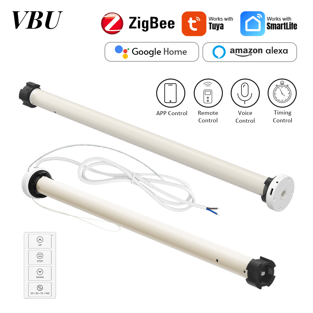 Tuya Zigbee Roller Shade Blind - Smart Home Youtube ulasan dan harga
