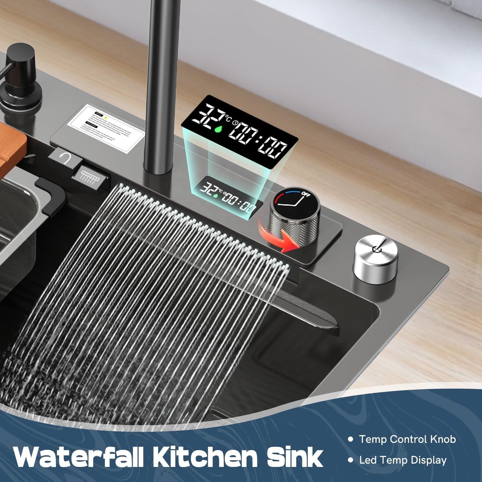 Modern Smart Stainless Steel N - Smart Home Kitchen ulasan dan harga