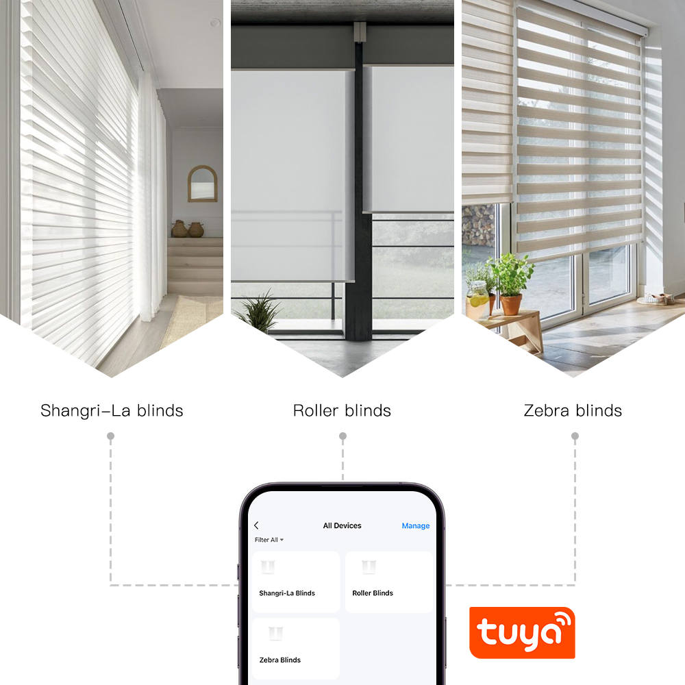 Tuya WiFi Smart Roller Shade B - Smart Home Youtube ulasan dan harga