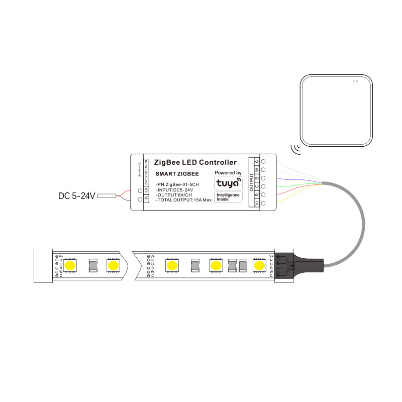 Tuya Zigbee LED Controller Sma - Alexa Compatible Bulb ulasan dan harga