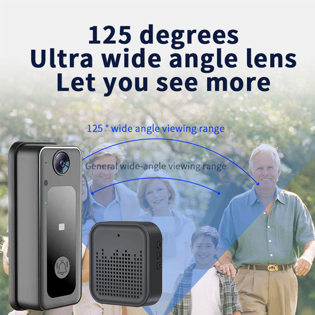 Wireless Camera Doorbell Two-W - Smart Home Living ulasan dan harga