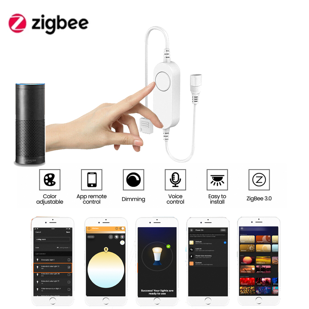 Zigbee 3.0 Round Dual White LE - Alexa Compatible Bulb ulasan dan harga