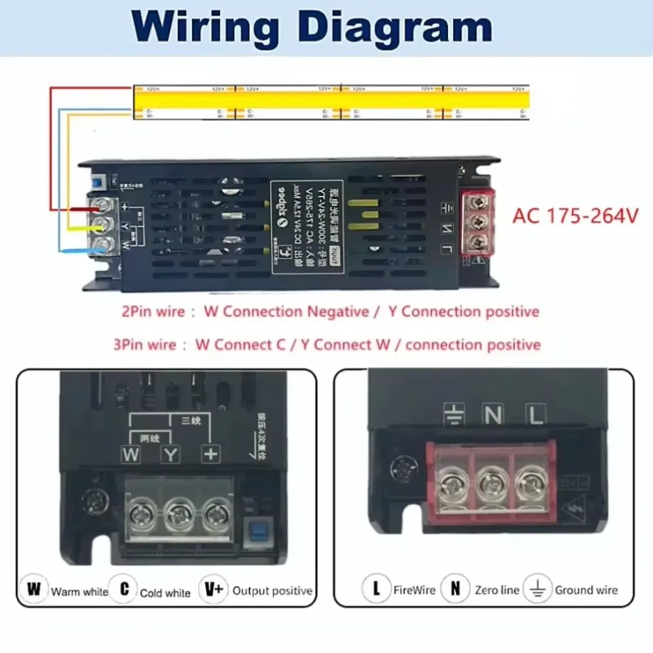 DC 24V LED Power Supply Dimmer - Alexa Compatible Bulb ulasan dan harga