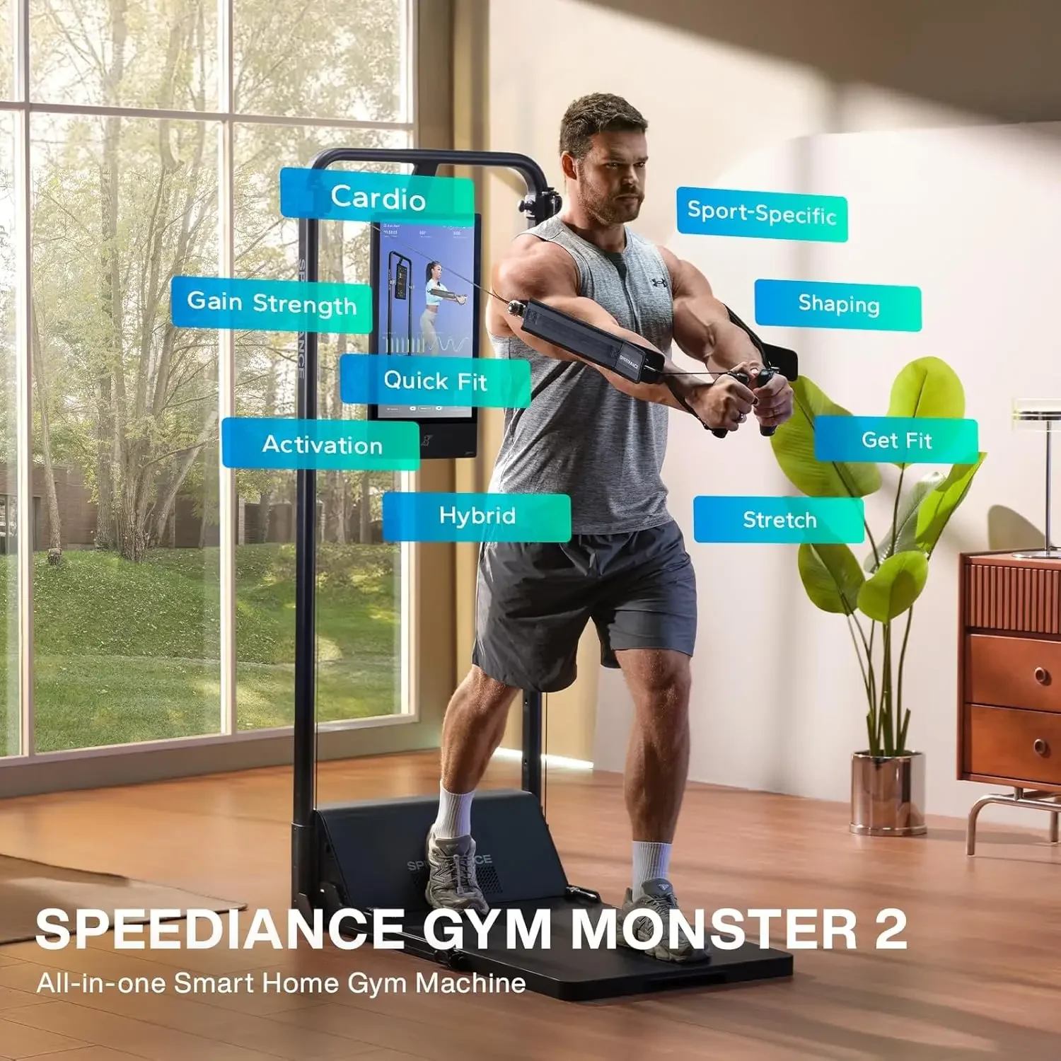 Gym Monster 2 Smart Home Gym A - Smart Home Wellness ulasan dan harga
