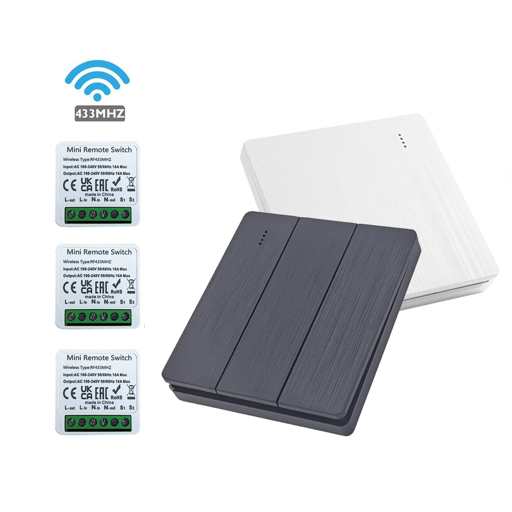 433Mhz RF 86 Wall Panel Switch - Smart Home Ventilation ulasan dan harga