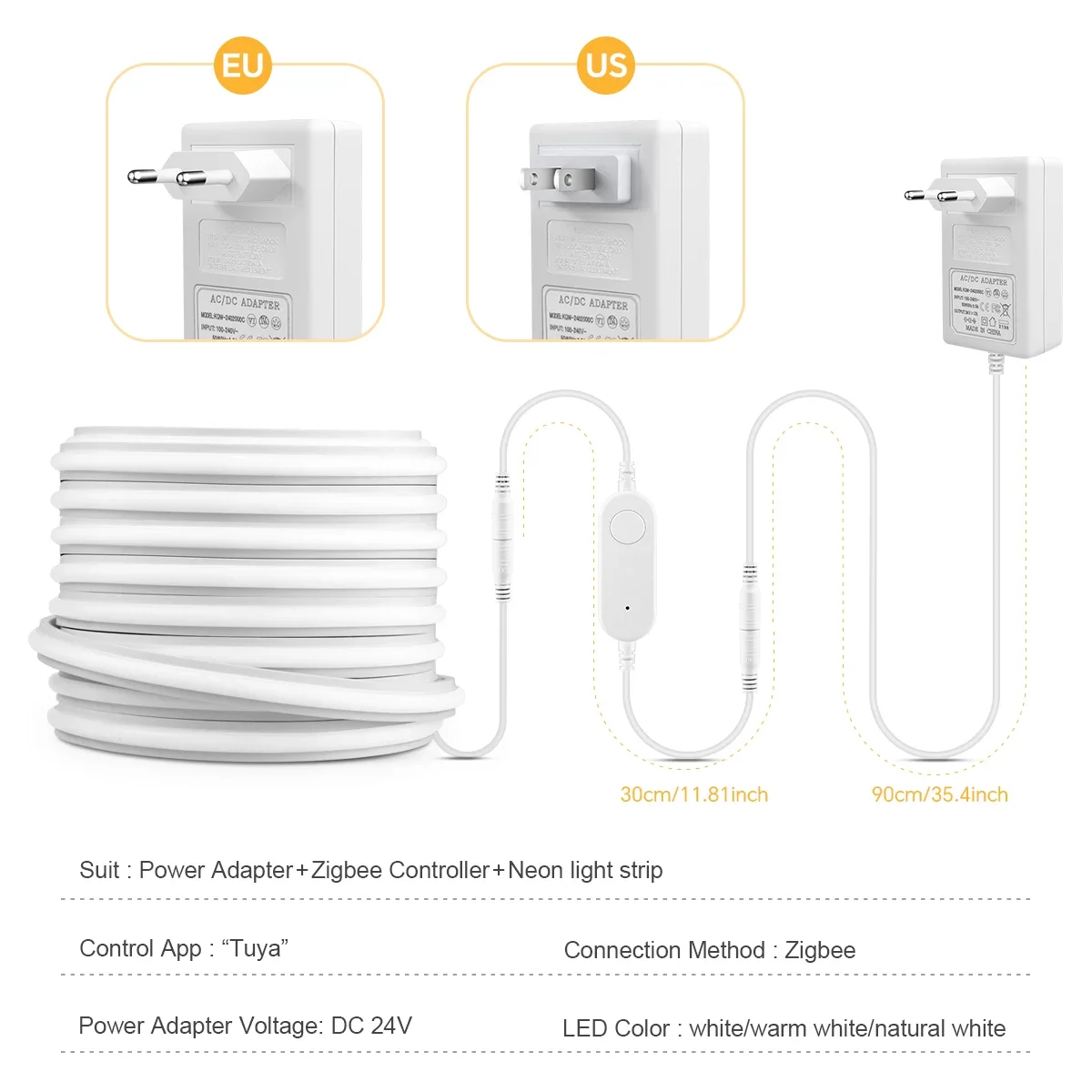 Zigbee 3.0 24V Neon LED Strip  - Smart Home Kitchen ulasan dan harga