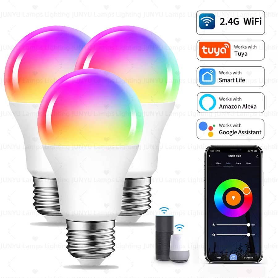Smart Dimmable RGB LED Bulb E2 - Smart Home Youtube ulasan dan harga