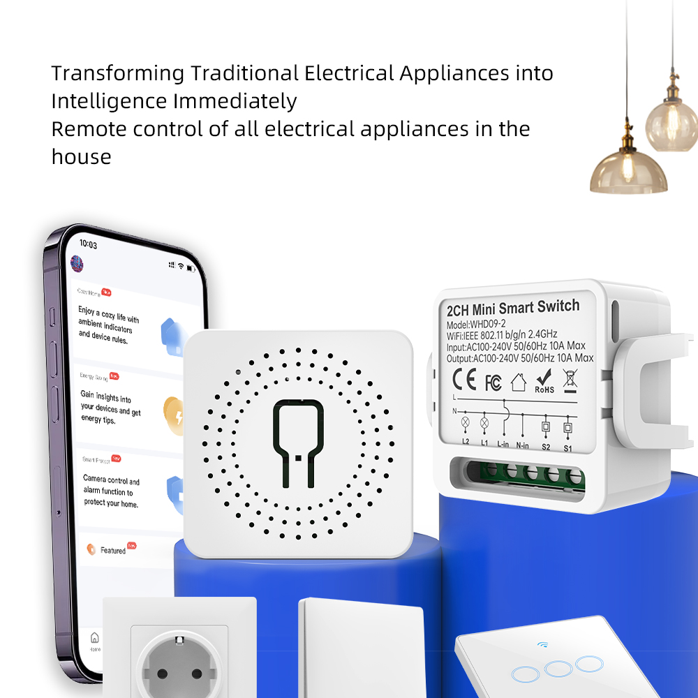 2 Way Tuya Smart Switch 2Gang  - Smart Home Yale ulasan dan harga