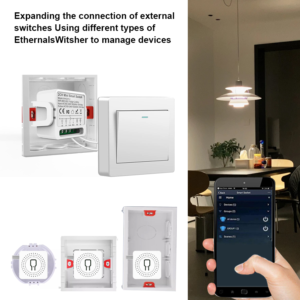 2 Way Tuya Smart Switch 2Gang  - Smart Home Yale ulasan dan harga