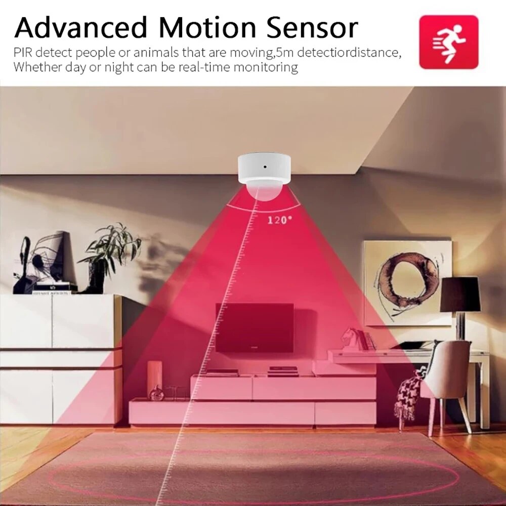 Zigbee Mini PIR Motion Sensor  - Pir Motion Sensor ulasan dan harga