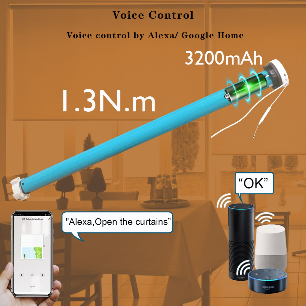 Boyarca 1.3N.m Battery Tuya Zi - Smart Home Youtube ulasan dan harga