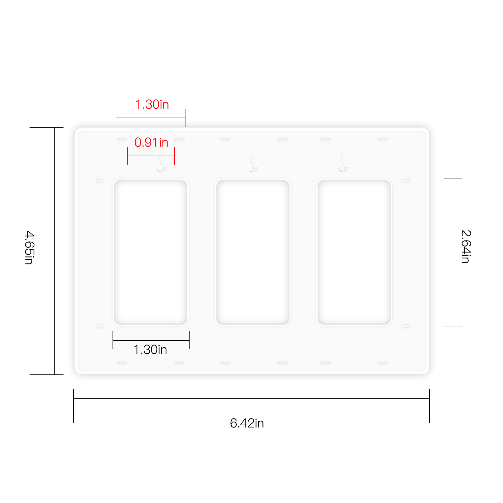 US、EU Type Switch Panel 2/3/4  - Smart Home Kitchen ulasan dan harga